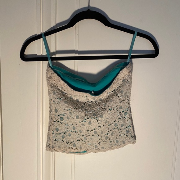 Silence + Noise Green Tube Top - Picture 3 of 4